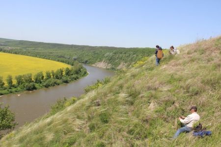 Закладання ботанічної постійної пробної площі на лучно-степовій ділянці поблизу с. Бабинці