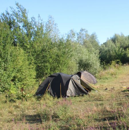 Наметовий табір працівників науково-дослідного відділу