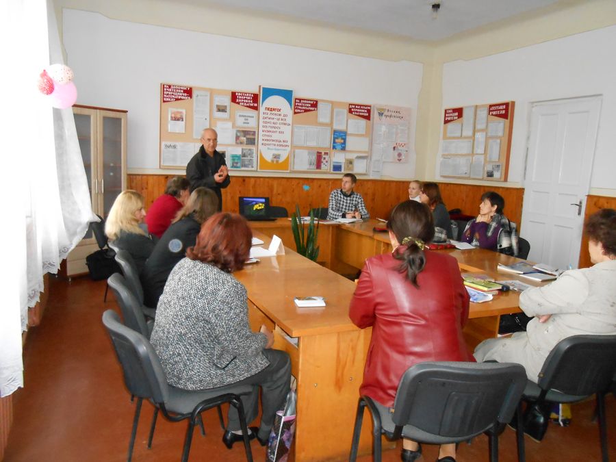 Meeting in Dobrovliany Secondary School